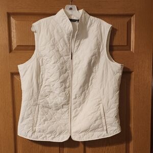 Eddie Bauer Women's Ivory Quilted Vest